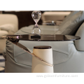 Modern Glass eclipse side table